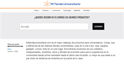 Desktop Screenshot of mitiendauniversitaria.com